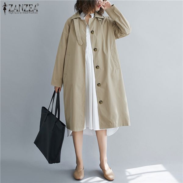 zanzea oversized women's turn down collar coats jackets 2020 fashion long sleeve loose pockets outwear overcoats chaqueta casaco, Black;brown
zanzea oversized women's turn down collar coats jackets 2020 fashion long sleeve loose pockets outwear overcoats chaqueta casaco, Black;brown