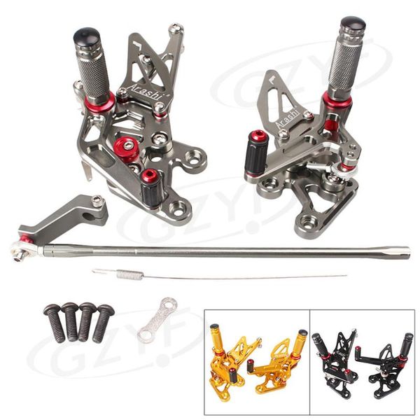 pedals motorbike adjustable rear set footrests foot pegs assembly for fz8 2010-2013 & fz1 2006-2014 pair spare parts
pedals motorbike adjustable rear set footrests foot pegs assembly for fz8 2010-2013 & fz1 2006-2014 pair spare parts