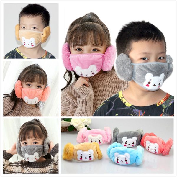 2 in 1 child cartoon bear face mask cover plush ear protective thick warm kids mouth masks winter mouth-muffle earflap masks
2 in 1 child cartoon bear face mask cover plush ear protective thick warm kids mouth masks winter mouth-muffle earflap masks