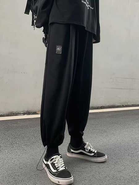 spring sweat casual sports pantsmen's trendy brand straight leg solid color elastic waist sports pants men's casual pants loose al, Blue
spring sweat casual sports pantsmen's trendy brand straight leg solid color elastic waist sports pants men's casual pants loose al, Blue