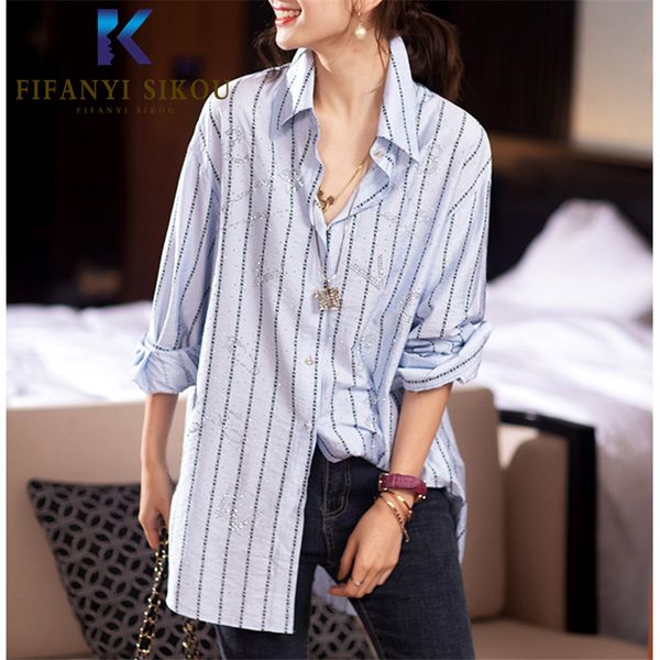 streetwear women long shirt fashion diamonds letter print shirt womens and blouses lady asymmetry lapel long sleeve shirts, White
streetwear women long shirt fashion diamonds letter print shirt womens and blouses lady asymmetry lapel long sleeve shirts, White
