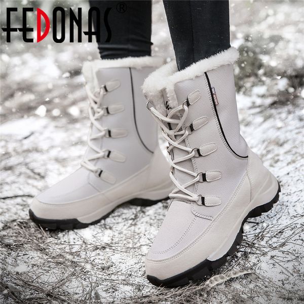fedonas winter warm female big size snow boots women ankle boots casual shoes woman new comfortable flats platform short, Black
fedonas winter warm female big size snow boots women ankle boots casual shoes woman new comfortable flats platform short, Black