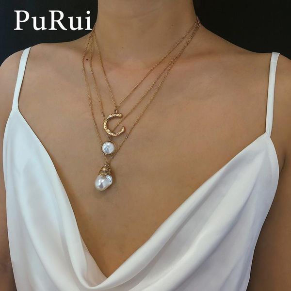 pendant necklaces long imitation pearl necklace simple design layered chain choker for women gold color fashion jewelry, Silver
pendant necklaces long imitation pearl necklace simple design layered chain choker for women gold color fashion jewelry, Silver