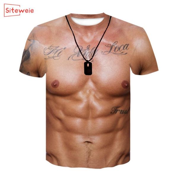 men's t-shirts siteweie man 3d t-shirt simulated muscle tattoo tshirt casual nude skin chest tee shirt funny short-sleeve o-neck g104, White;black
men's t-shirts siteweie man 3d t-shirt simulated muscle tattoo tshirt casual nude skin chest tee shirt funny short-sleeve o-neck g104, White;black