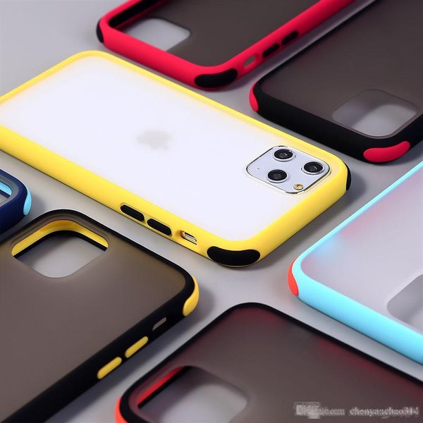 matte transparent phone case for iphone 11 xr xs max x 6 6s 7 8plus siliicone protection bumper hard pc phone back cover
matte transparent phone case for iphone 11 xr xs max x 6 6s 7 8plus siliicone protection bumper hard pc phone back cover