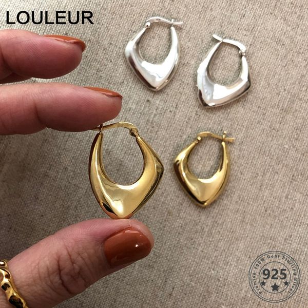 hoop & huggie louleur 925 sterling silver irregular earrings for women nordic style minimalist big party female luxury jewelry, Golden;silver
hoop & huggie louleur 925 sterling silver irregular earrings for women nordic style minimalist big party female luxury jewelry, Golden;silver