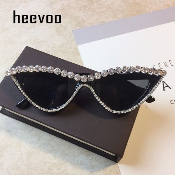 sunglasses fashion luxury rhinestones diamond women retro black pink frame cat eye sun glasses uv400 bling eyewear, White;black
sunglasses fashion luxury rhinestones diamond women retro black pink frame cat eye sun glasses uv400 bling eyewear, White;black