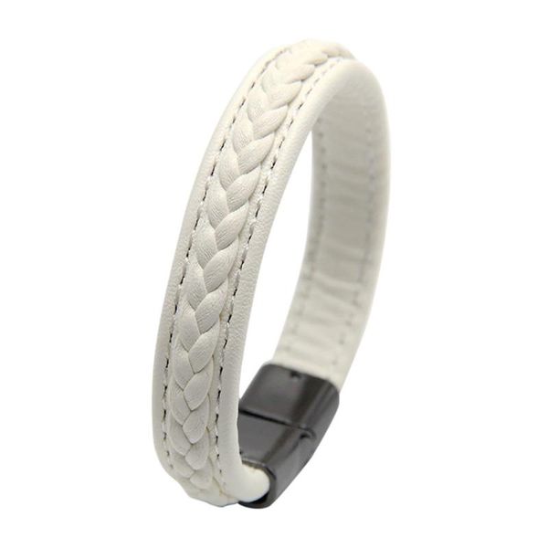 classic jewelry genuine leather bracelets stainless bracelets black rope chain fashion wristband for women/men gift magnet l0115
classic jewelry genuine leather bracelets stainless bracelets black rope chain fashion wristband for women/men gift magnet l0115