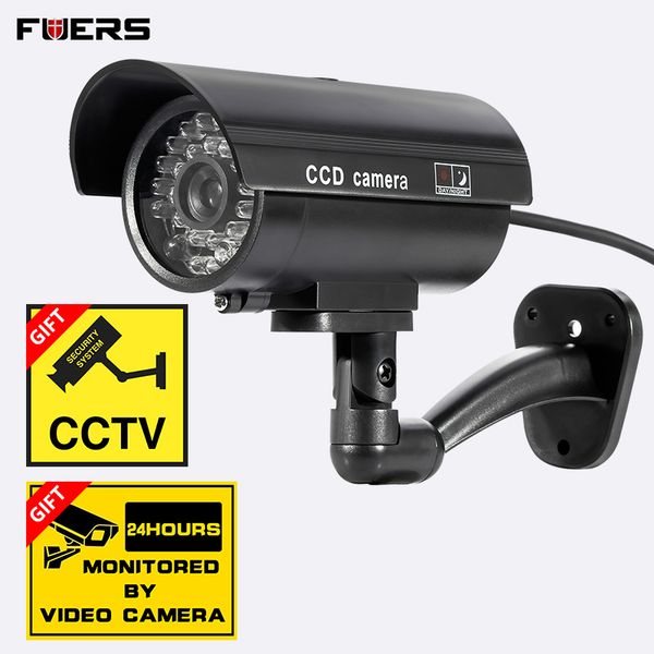 fuers fake surveillance camera model simulation outdoor waterproof dummy cctv with flashing led light for home safety
fuers fake surveillance camera model simulation outdoor waterproof dummy cctv with flashing led light for home safety