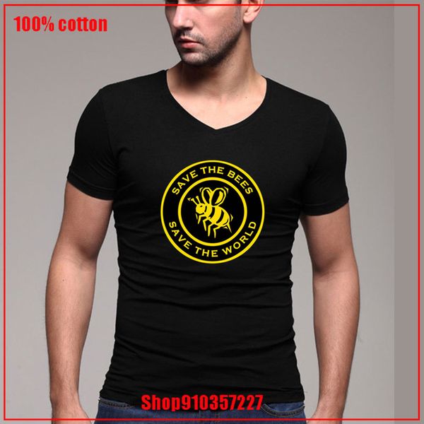 save the bees save the world v-neck man plus size cotton t shirt anti-wrinkle cotton pop homme tee boyfriend's day gift
save the bees save the world v-neck man plus size cotton t shirt anti-wrinkle cotton pop homme tee boyfriend's day gift