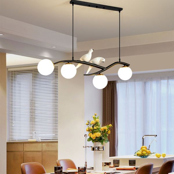 scandinavian style bird chandelier simple modern creative restaurant chandelier glass hanging lamp for dining room ac110v/220v
scandinavian style bird chandelier simple modern creative restaurant chandelier glass hanging lamp for dining room ac110v/220v