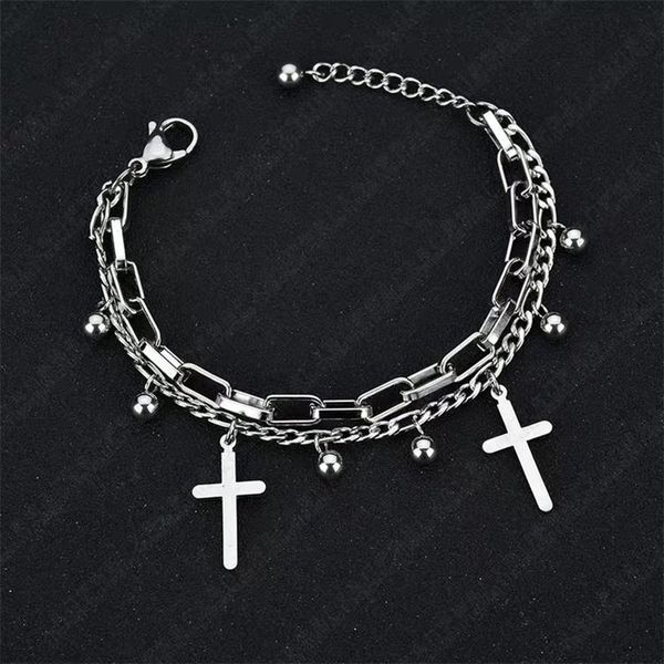 charm bracelets fashion cool lock cross punk rock chain adjustable bracelet long silver color alloy line for women jewelry party, Golden;silver
charm bracelets fashion cool lock cross punk rock chain adjustable bracelet long silver color alloy line for women jewelry party, Golden;silver