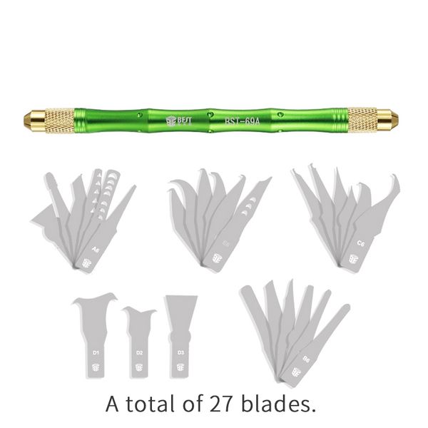 the yh 27in1 bga maintenance knife for cpu nand chip ic remove glue disassemble rework blade
the yh 27in1 bga maintenance knife for cpu nand chip ic remove glue disassemble rework blade
