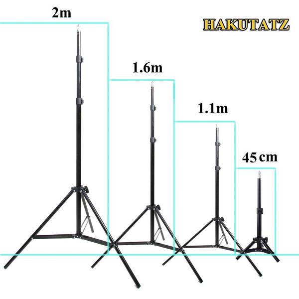 lighting & studio accessories 45cm 1.1m 1.6m 2m pography tripod light stand for po relfector softbox lame background video kits
lighting & studio accessories 45cm 1.1m 1.6m 2m pography tripod light stand for po relfector softbox lame background video kits