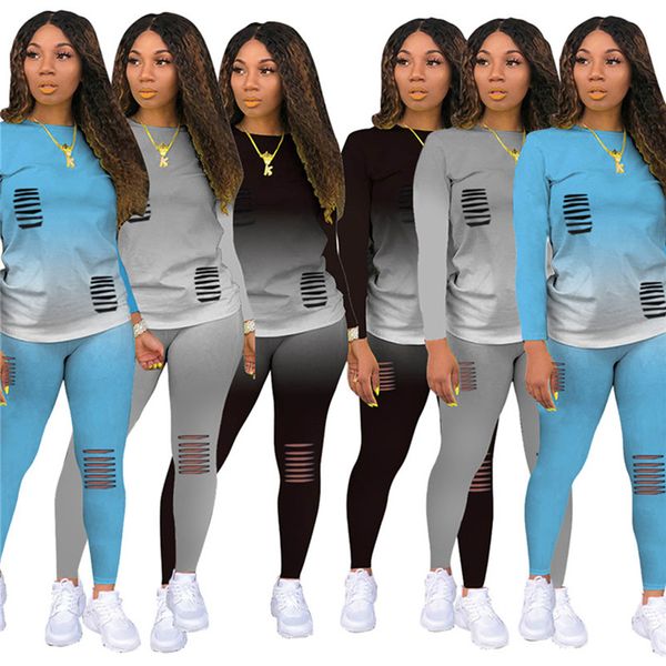 plus size women fall winte ripped holes outfits long sleeve sweatshirt+pants gradient two piece set 2xl tracksuits casual jogging suit 3767, Black;gray
plus size women fall winte ripped holes outfits long sleeve sweatshirt+pants gradient two piece set 2xl tracksuits casual jogging suit 3767, Black;gray