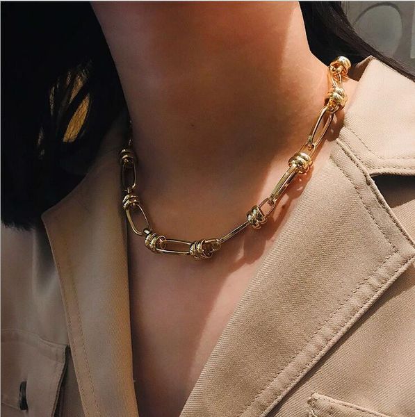 chokers 2021 exaggerated cuban thick chain choker necklaces for women fashion jewelry personalize statement collier female accessories, Golden;silver
chokers 2021 exaggerated cuban thick chain choker necklaces for women fashion jewelry personalize statement collier female accessories, Golden;silver