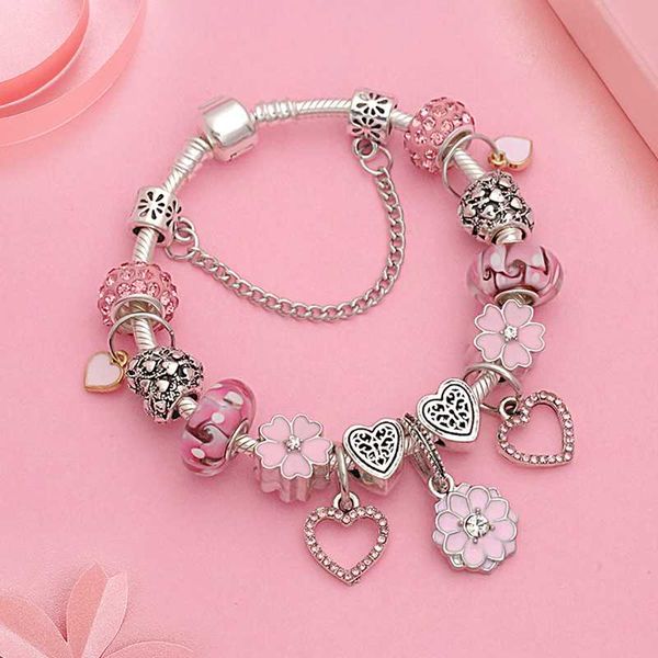 new stylish ink heart flower charm bracelet silver color heart diy bead bracelet women bangle jewelry ulseira, Golden;silver
new stylish ink heart flower charm bracelet silver color heart diy bead bracelet women bangle jewelry ulseira, Golden;silver