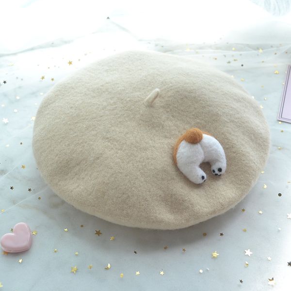 berets beret baked wheat cake hat japanese female lovely autumn winter wool, Blue;gray
berets beret baked wheat cake hat japanese female lovely autumn winter wool, Blue;gray