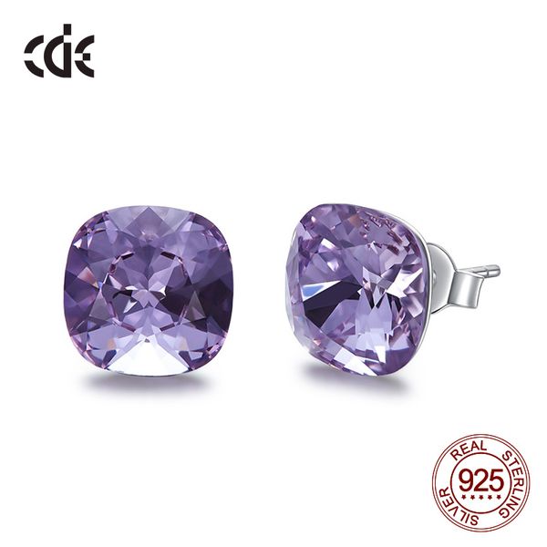 cde new fashion tanzanite crystal from swarovski women 925 sterling silver square stud earrings daily office jewelry
cde new fashion tanzanite crystal from swarovski women 925 sterling silver square stud earrings daily office jewelry