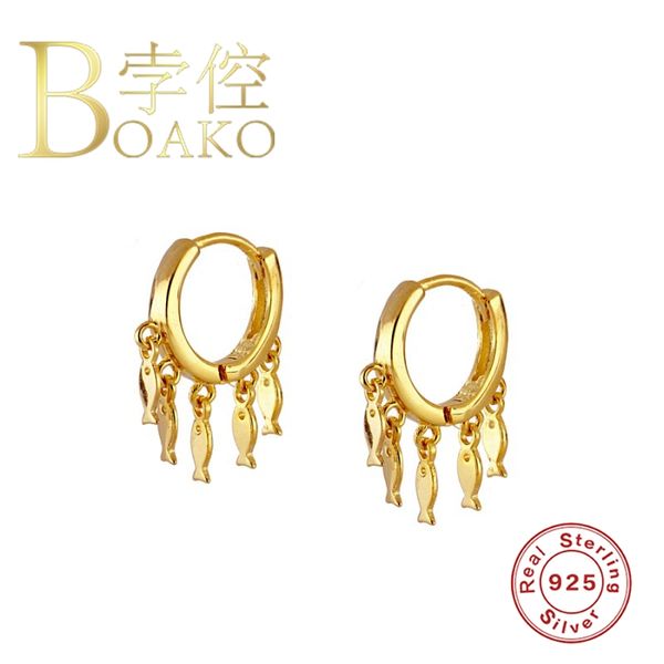 hoop & huggie boako 925 silver earrings fashion fish shape for women drop pendientes plata fashionable earring jewelry, Golden;silver
hoop & huggie boako 925 silver earrings fashion fish shape for women drop pendientes plata fashionable earring jewelry, Golden;silver