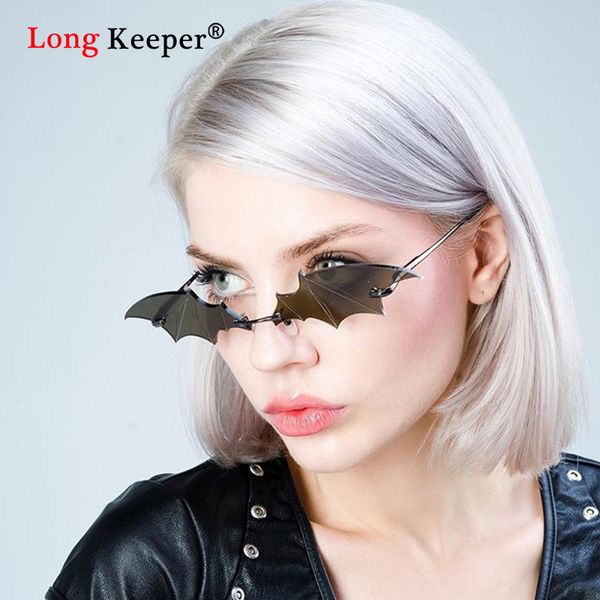 2020 fashion wing shape sunglasses for women small rimless cat eye sun glasses vintage travel ladies shades uv400 goggles, White;black
2020 fashion wing shape sunglasses for women small rimless cat eye sun glasses vintage travel ladies shades uv400 goggles, White;black