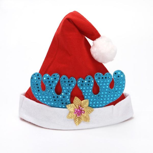 christmas decorations two kinds of non-woven golden blue antler decorative hats
christmas decorations two kinds of non-woven golden blue antler decorative hats