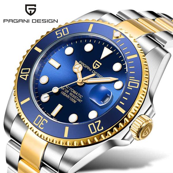 2020 pagani design men automatic date watch sapphire luxury mechanical stainless steel waterproof watches men relogio masculino, Slivery;brown
2020 pagani design men automatic date watch sapphire luxury mechanical stainless steel waterproof watches men relogio masculino, Slivery;brown