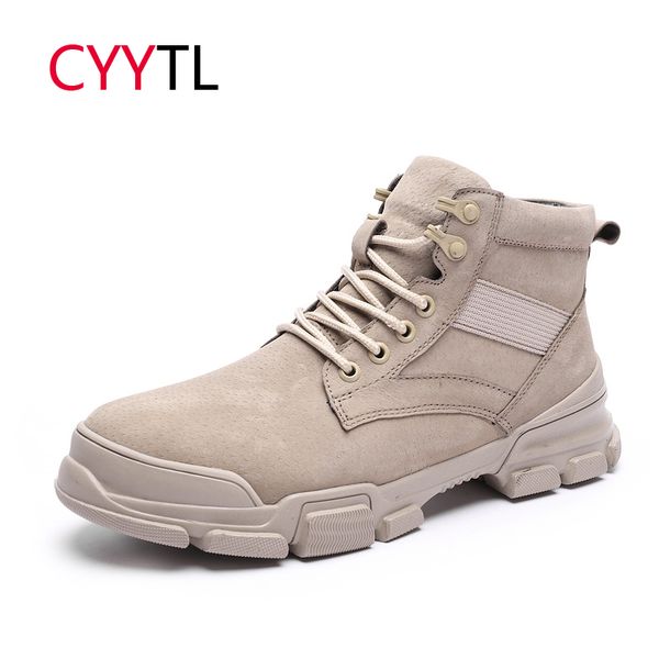 cyytl fashion boots men winter warm erkek bots leather male shoes work safety snow botas lace-up ankle british style hombre, Black
cyytl fashion boots men winter warm erkek bots leather male shoes work safety snow botas lace-up ankle british style hombre, Black