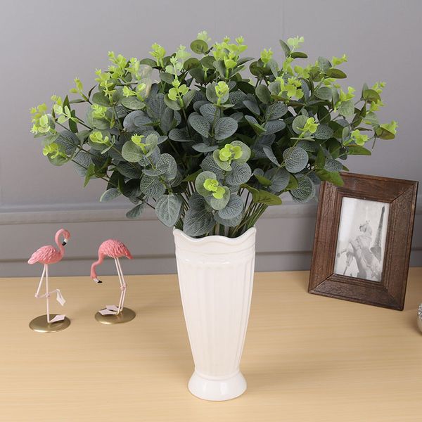 decorative flowers & wreaths green artificial leaves large eucalyptus leaf plants wall material fake for home garden party decor 48 cm
decorative flowers & wreaths green artificial leaves large eucalyptus leaf plants wall material fake for home garden party decor 48 cm