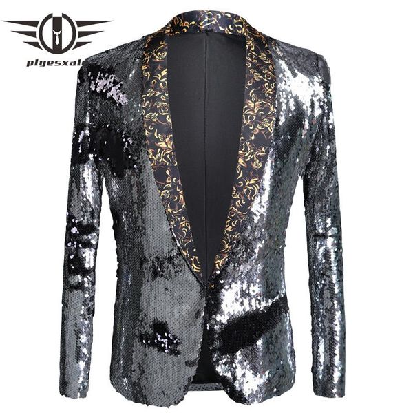 US Size Men Sequin Blazer Slim Fit Mens Glitter Blazer Jacket Blue Gold Silver Prom Paillette Blazers Bar DJ Stage Wear Q551
US Size Men Sequin Blazer Slim Fit Mens Glitter Blazer Jacket Blue Gold Silver Prom Paillette Blazers Bar DJ Stage Wear Q551