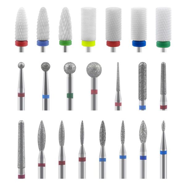nail art equipment 10pcs diamond drill bit set ceramic carbide milling cutter manicure polish machine file tool accessories, Silver
nail art equipment 10pcs diamond drill bit set ceramic carbide milling cutter manicure polish machine file tool accessories, Silver