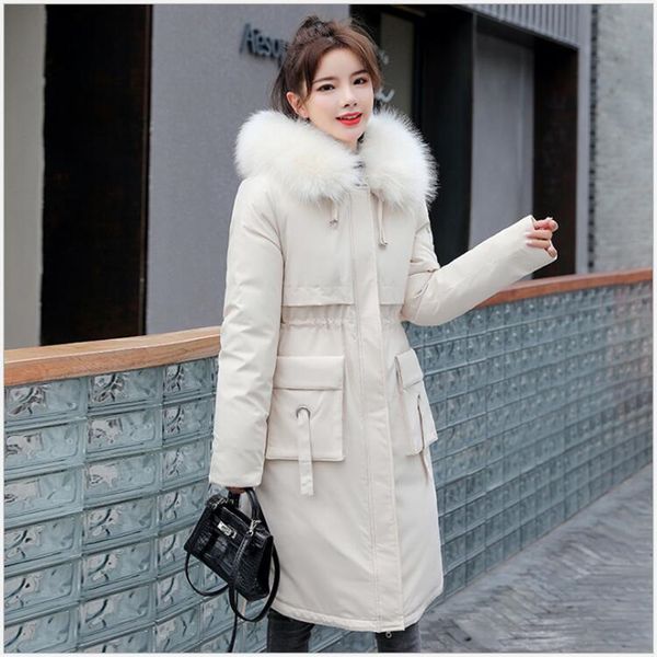 2020 new long fur collar hooded women coat fasion winter jacket women casual thick warm big pocket parka female casaco 4xl g732, Black
2020 new long fur collar hooded women coat fasion winter jacket women casual thick warm big pocket parka female casaco 4xl g732, Black