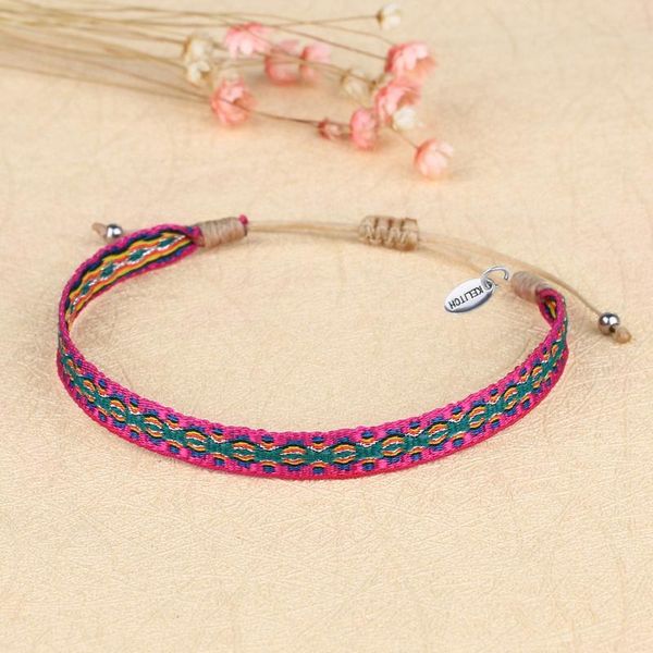tennis kelitch est ethnic embroidery tribal silk wrap bracelets bangles adjustable summer holidays women charm, Golden;silver
tennis kelitch est ethnic embroidery tribal silk wrap bracelets bangles adjustable summer holidays women charm, Golden;silver