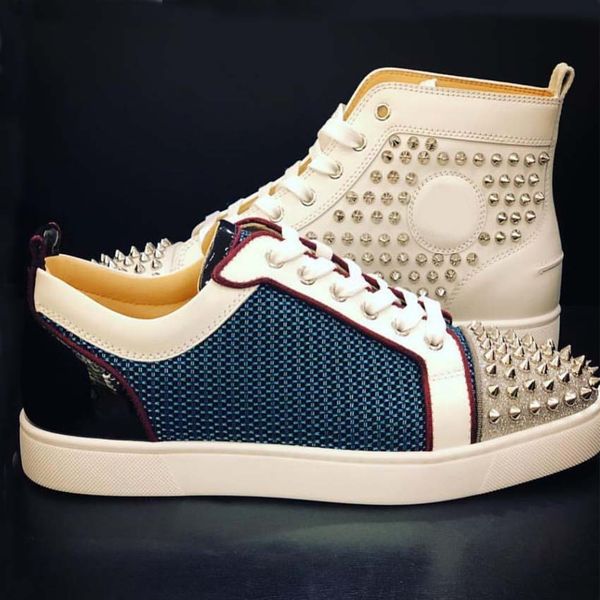red bottom junior spikes mens casual shoes reglisse orlato flat low red mesh breather leather fashion women sports sneakers, Black
red bottom junior spikes mens casual shoes reglisse orlato flat low red mesh breather leather fashion women sports sneakers, Black