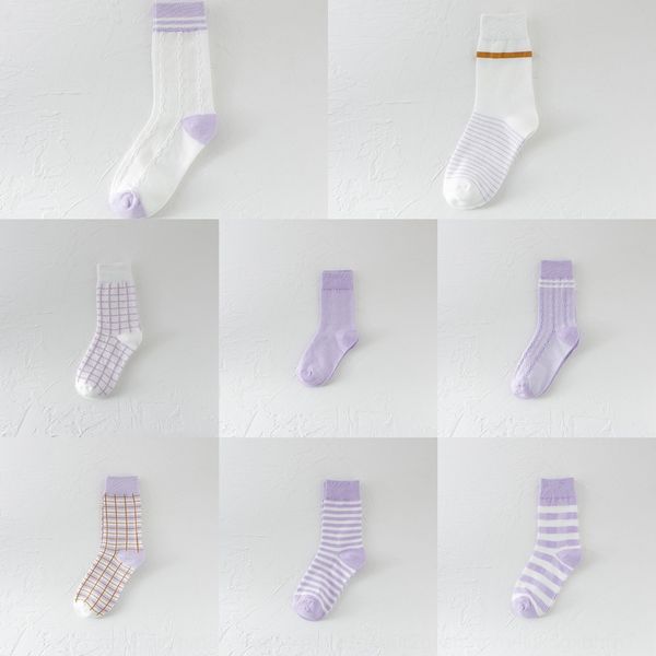 spring and summer mori medium medium girls full set of purple plaid socks female ins trendy harajuku style purple plaid mid-calf socks iwuzw, Black
spring and summer mori medium medium girls full set of purple plaid socks female ins trendy harajuku style purple plaid mid-calf socks iwuzw, Black