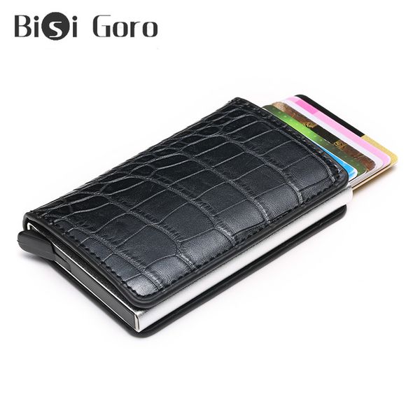 bisi goro мужчины и женщины rfid бумажники урожай держатель металла алюминиевая коробка crazy horse pu кожаный моды карт бумажника, Red;black
bisi goro мужчины и женщины rfid бумажники урожай держатель металла алюминиевая коробка crazy horse pu кожаный моды карт бумажника, Red;black
