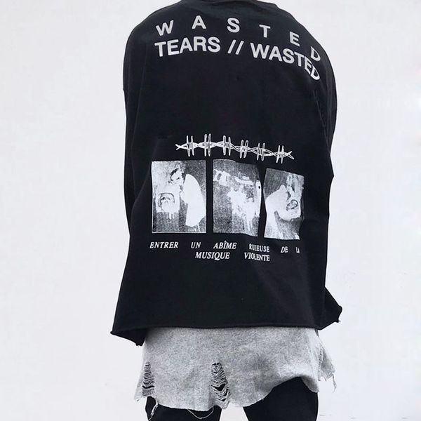 20ss letter portrait printed vintage sweatshirt men women fashion simple casual pullover high street crewneck long sleeve sweater hfymwy368, Black
20ss letter portrait printed vintage sweatshirt men women fashion simple casual pullover high street crewneck long sleeve sweater hfymwy368, Black