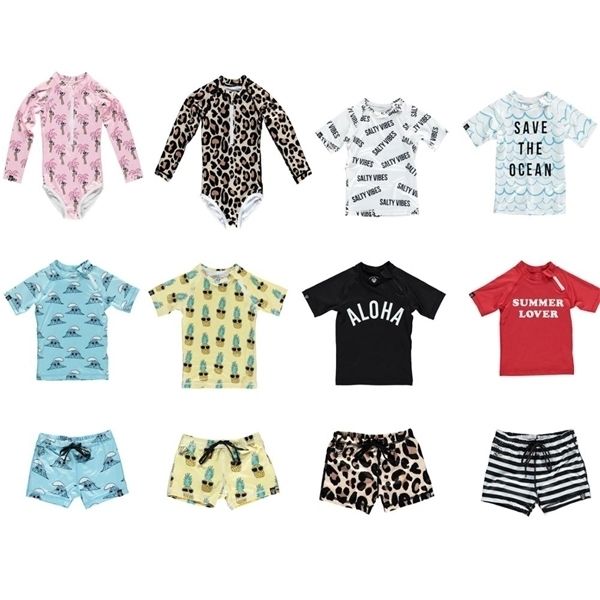 upf 50+ kids swimwear t-shirts shorts new summer baby boys sets short sleeve swimsuit girls bathing swimming clothes, White
upf 50+ kids swimwear t-shirts shorts new summer baby boys sets short sleeve swimsuit girls bathing swimming clothes, White