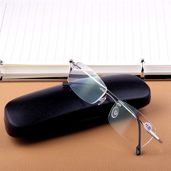 sunglasses rimless glasses pure titanium reading men ultralight comfortable anti-fatigue fashion elegant presbyopic women, White;black
sunglasses rimless glasses pure titanium reading men ultralight comfortable anti-fatigue fashion elegant presbyopic women, White;black