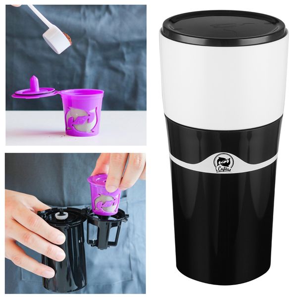portable drip coffee maker travel mug compatible with k-cup manual espresso coffee maker (black
portable drip coffee maker travel mug compatible with k-cup manual espresso coffee maker (black