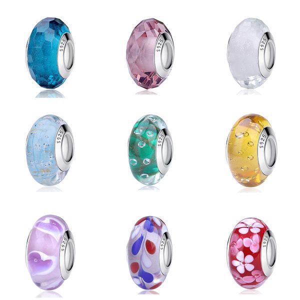 other original 100% 925 sterling silver glass bead murano colorful heart flower charms fit bracelet diy women jewelry
other original 100% 925 sterling silver glass bead murano colorful heart flower charms fit bracelet diy women jewelry