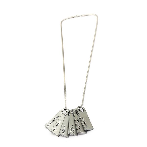 game death stranding necklace men metal norman reedus fomulas pendant necklace long chain choker collares fashion jewelry 200928, Silver
game death stranding necklace men metal norman reedus fomulas pendant necklace long chain choker collares fashion jewelry 200928, Silver