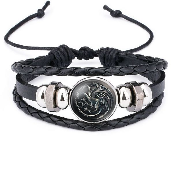 halloween a song of and fire game of faceless charm men bracelet cos woven bracelet for women accessories, Golden;silver
halloween a song of and fire game of faceless charm men bracelet cos woven bracelet for women accessories, Golden;silver