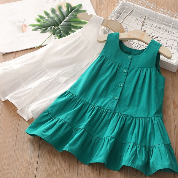 2020 summer new korean dress style girl's solid color loose sleeveless dress baby girl's large skirt skirt cpsxn, Black;gray
2020 summer new korean dress style girl's solid color loose sleeveless dress baby girl's large skirt skirt cpsxn, Black;gray