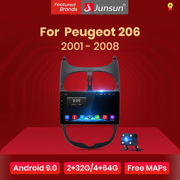 junsun v1 2g + 32g android 9.0 for 206 2001 - 2008 car radio multimedia video player navigation gps 2 din dvd car dvd
junsun v1 2g + 32g android 9.0 for 206 2001 - 2008 car radio multimedia video player navigation gps 2 din dvd car dvd
