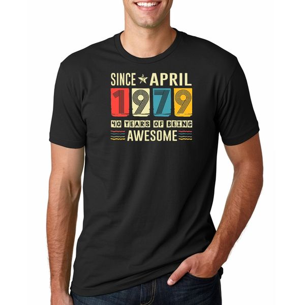 man awesome since april 1979 shirt vintage 39th birthday t-shirts unique short sleeves pure cotton tees large size t shirt
man awesome since april 1979 shirt vintage 39th birthday t-shirts unique short sleeves pure cotton tees large size t shirt