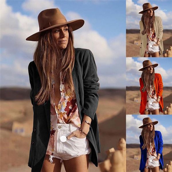 blazers patchwork long sleeve slim ladies coats with button autumn winter casual women suits clothing solid color womens, White;black
blazers patchwork long sleeve slim ladies coats with button autumn winter casual women suits clothing solid color womens, White;black