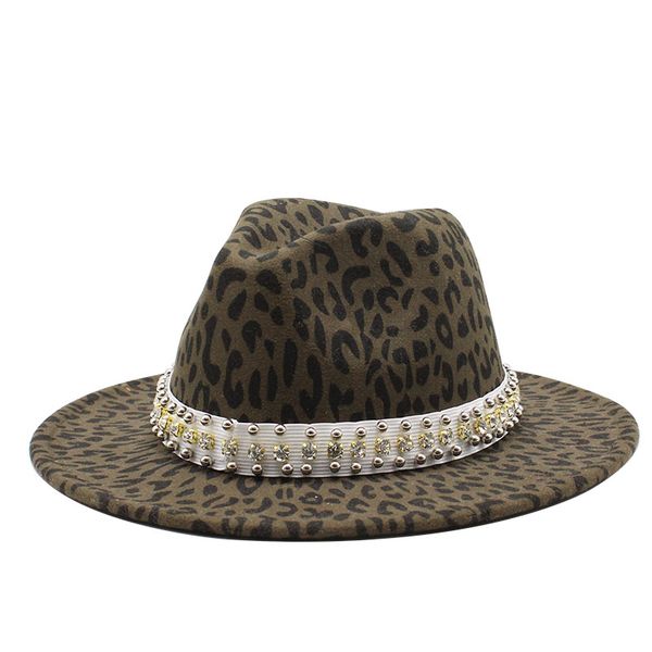 wide brim hats seioum hat winter imitation wool felt men 2021 classic fashion autumn leopard print fedora women, Blue;gray
wide brim hats seioum hat winter imitation wool felt men 2021 classic fashion autumn leopard print fedora women, Blue;gray