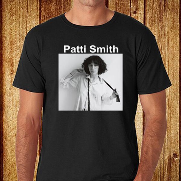 new patti smith punk rock music singer men's black t-shirt size s to 3xl brand clothing tee shirt
new patti smith punk rock music singer men's black t-shirt size s to 3xl brand clothing tee shirt