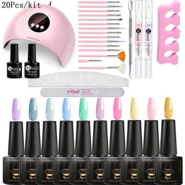 nail art kits mtssii gel polish set 6ml manicure for 36w led lamp tool kit varnish semi permanent pure color uv
nail art kits mtssii gel polish set 6ml manicure for 36w led lamp tool kit varnish semi permanent pure color uv